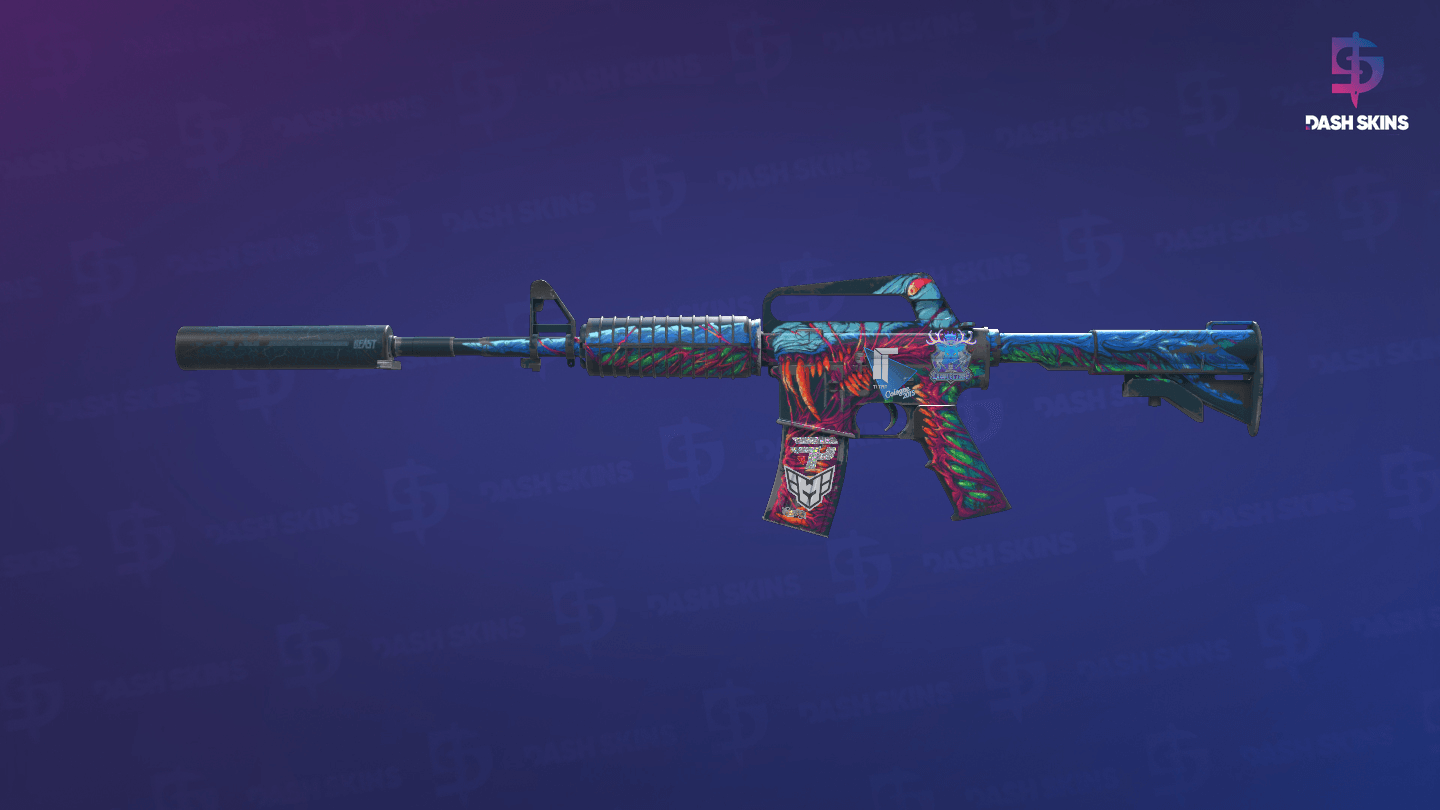 M4A1-S | Hyper Beast (Well-Worn) Screenshot Playside