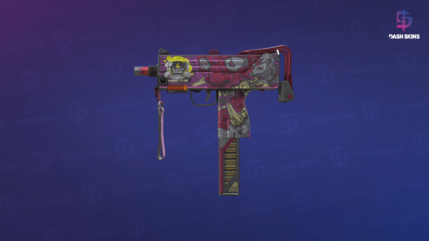 StatTrak™ MAC-10 | Saibā Oni (Field-Tested) Screenshot Playside