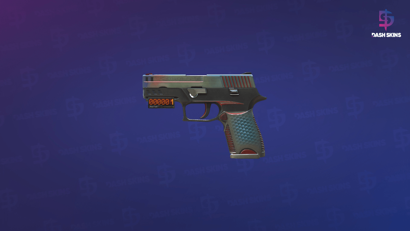 StatTrak™ P250 | Cyber Shell (Minimal Wear) Screenshot Playside