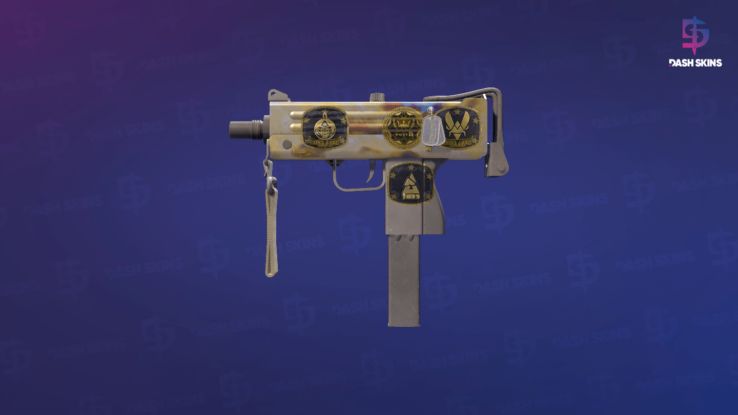 Souvenir MAC-10 | Case Hardened (Minimal Wear) Screenshot Playside