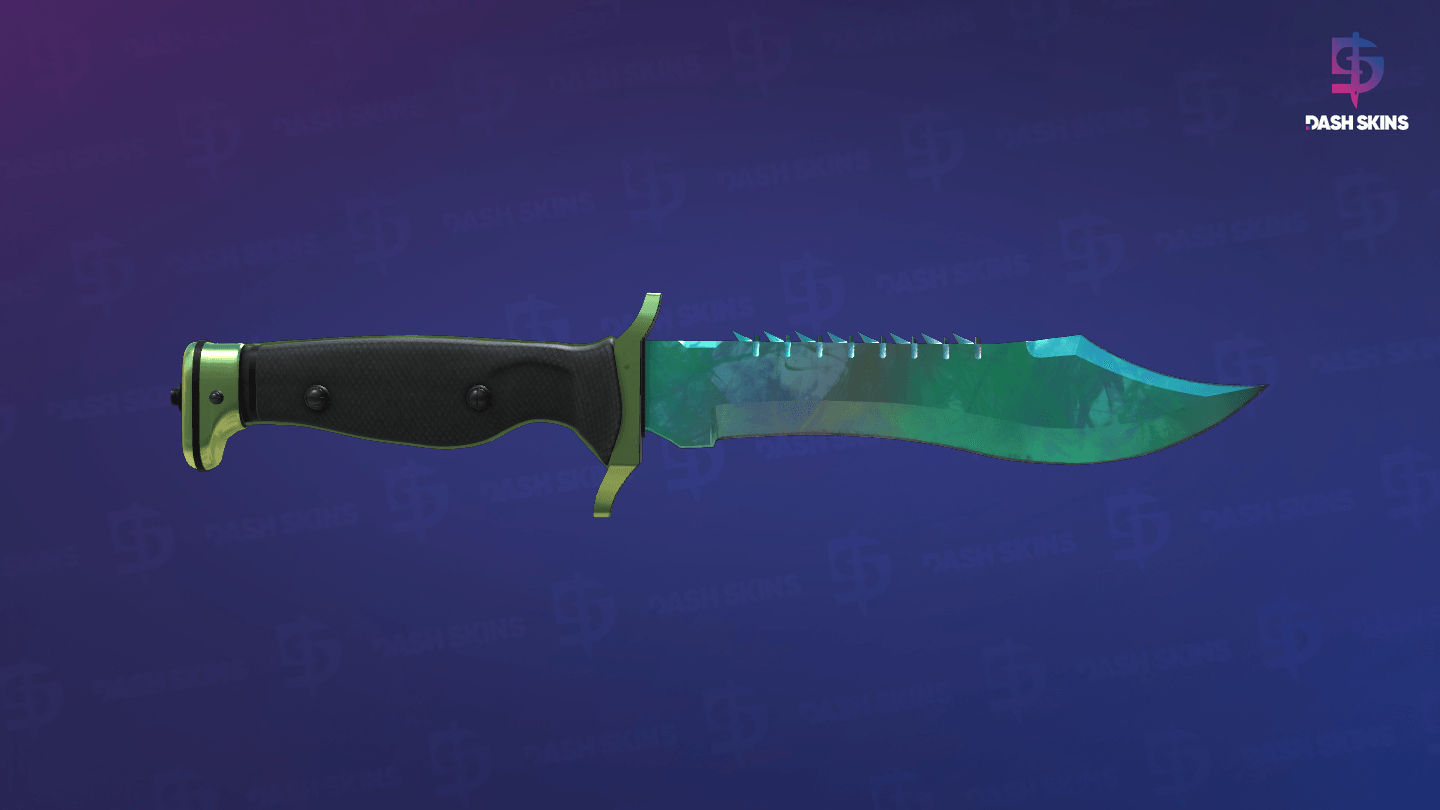 ★ Bowie Knife | Gamma Doppler (Factory New) - Phase 2 Screenshot Playside