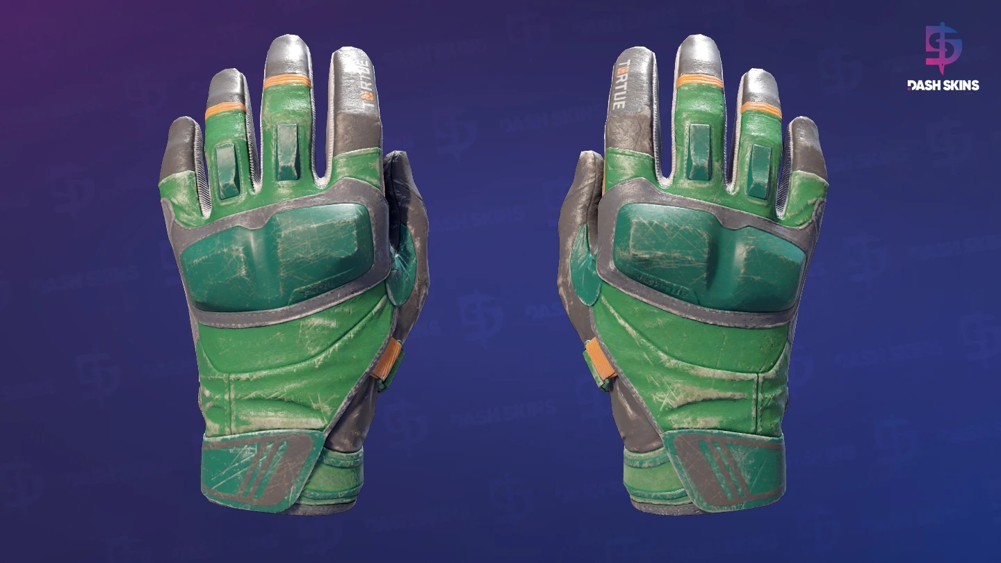 ★ Moto Gloves | Turtle (Well-Worn) Screenshot Playside