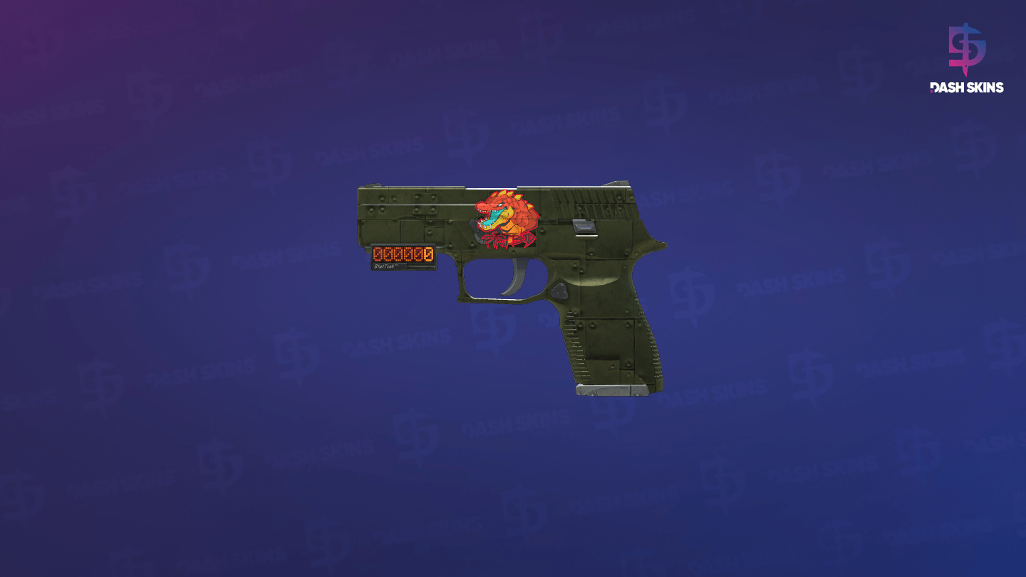 StatTrak™ P250 | Iron Clad (Field-Tested) Screenshot Playside