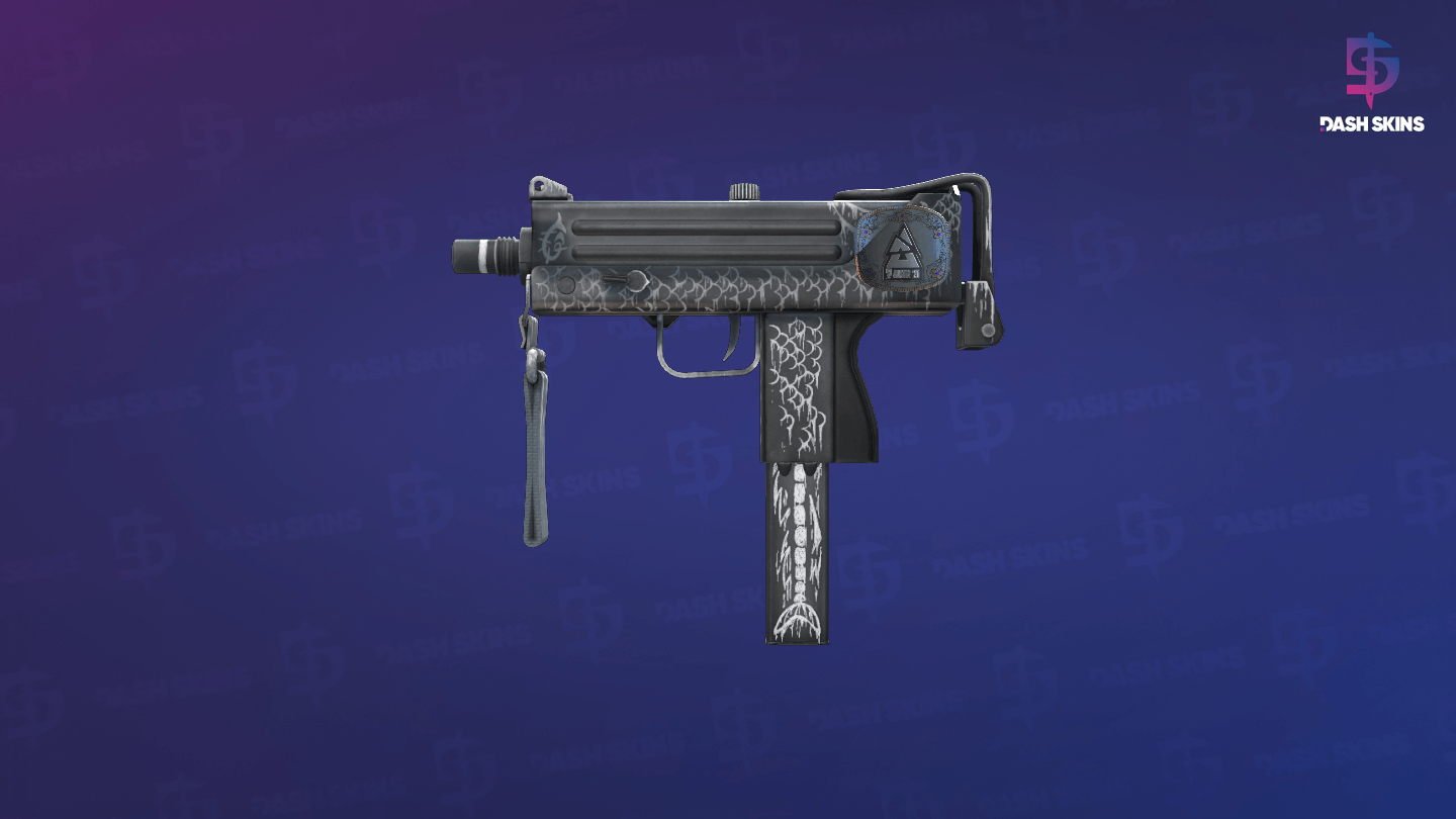 MAC-10 | Whitefish (Minimal Wear) Screenshot Playside