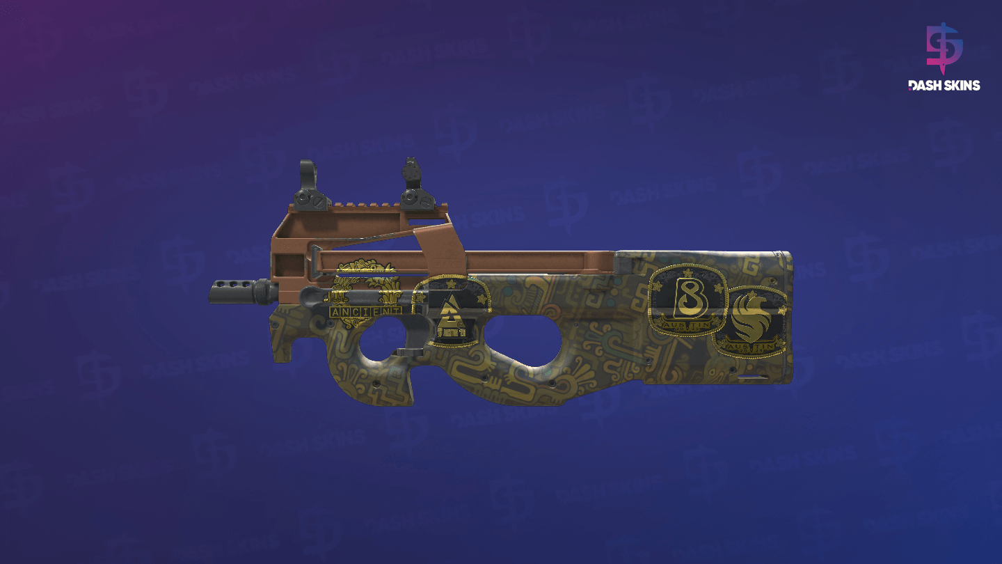 Souvenir P90 | Ancient Earth (Minimal Wear) Screenshot Playside