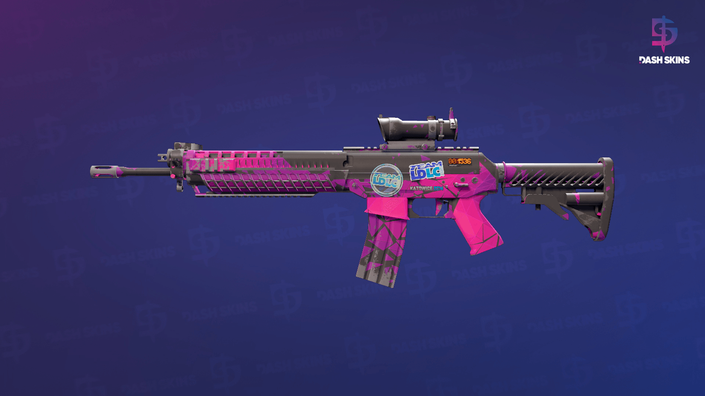 StatTrak™ SG 553 | Pulse (Field-Tested) Screenshot Playside