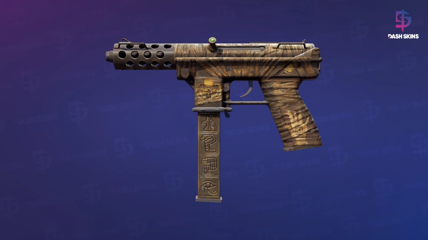 Souvenir Tec-9 | Mummy's Rot (Well-Worn) Screenshot Playside