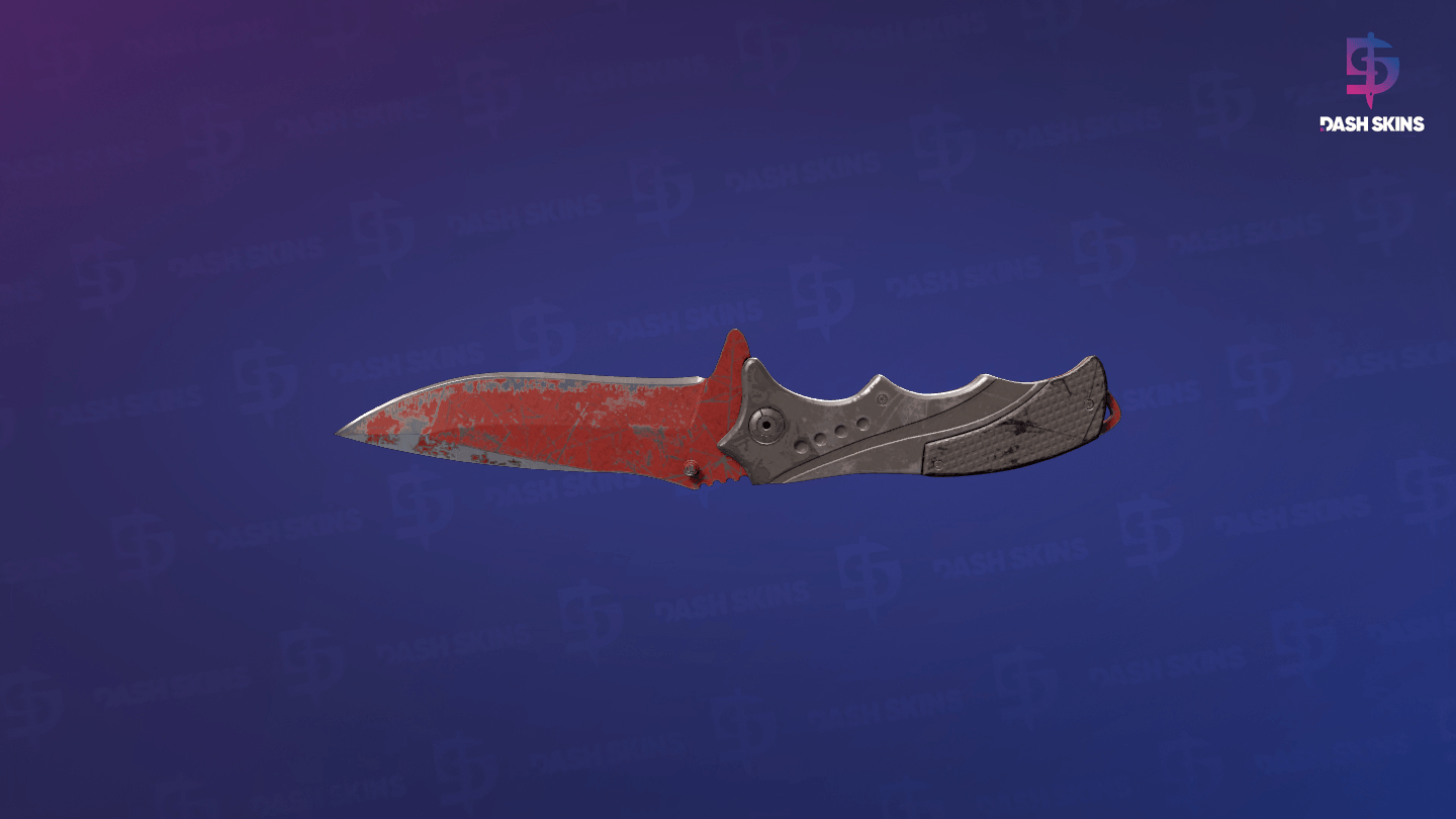 ★ Nomad Knife | Crimson Web (Battle-Scarred) Screenshot Playside