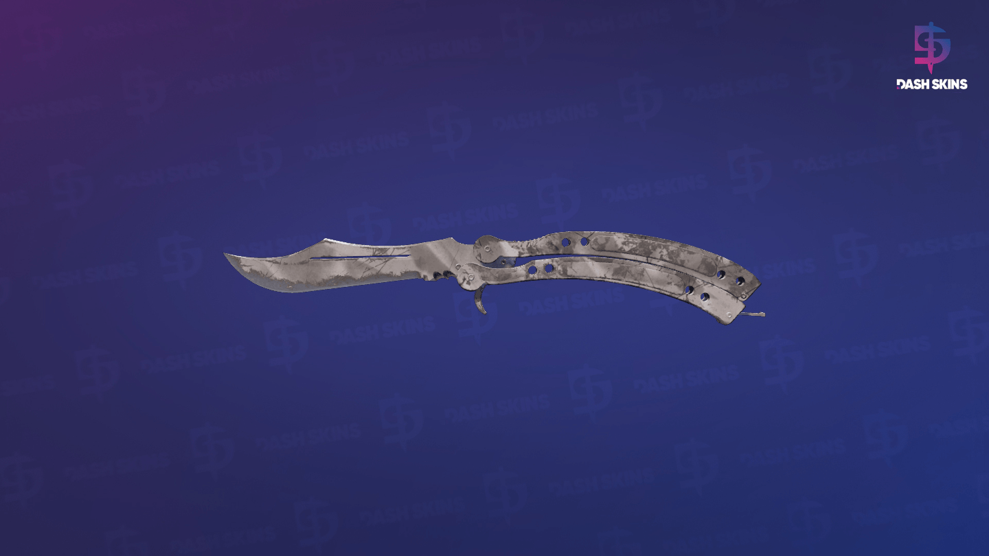 ★ Butterfly Knife | Urban Masked (Well-Worn) Screenshot Playside