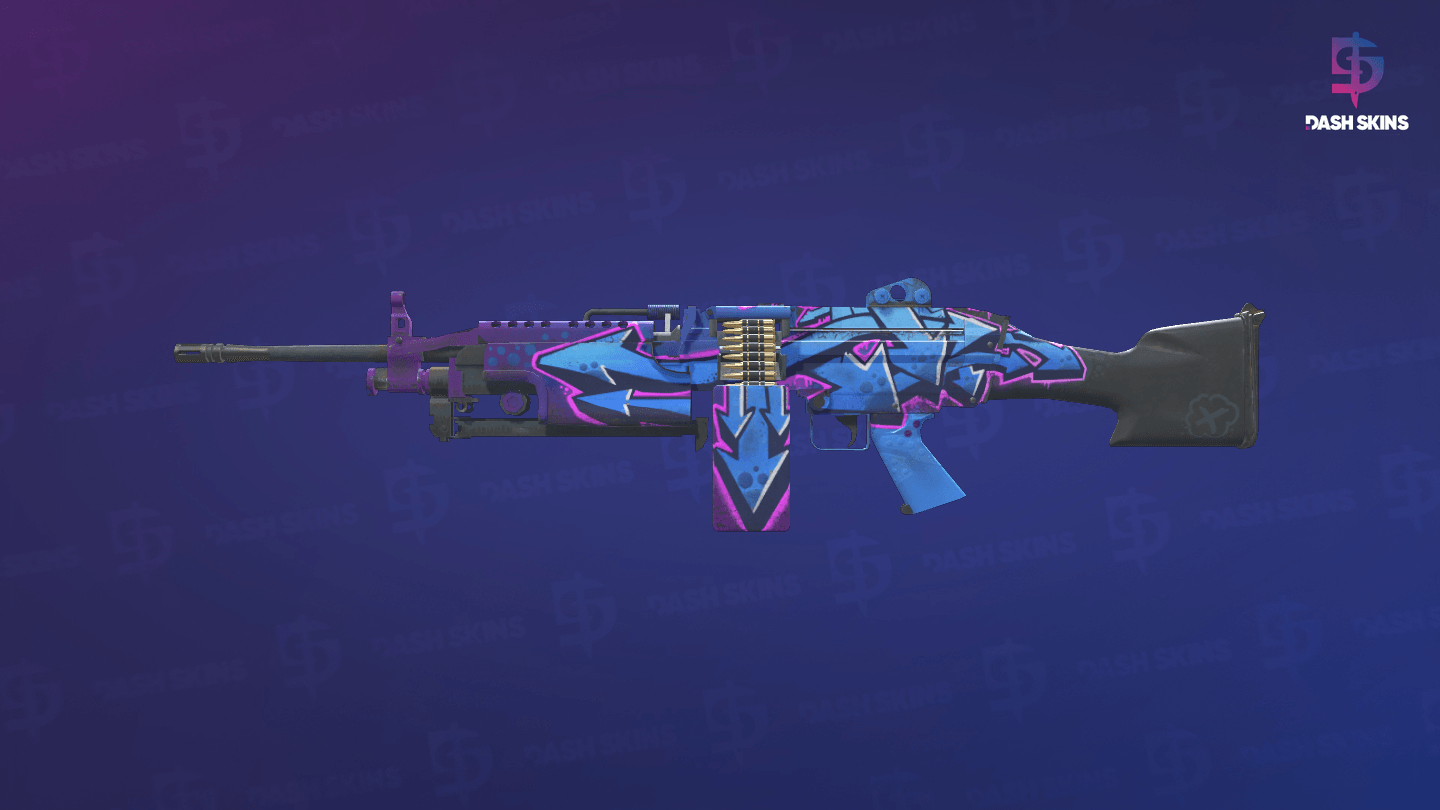 M249 | Downtown (Factory New) Screenshot Playside