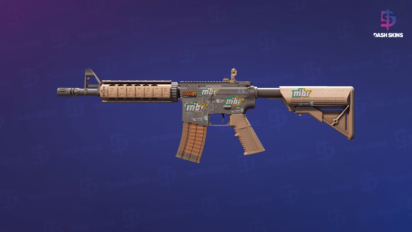 StatTrak™ M4A4 | Poly Mag (Factory New) Screenshot Playside