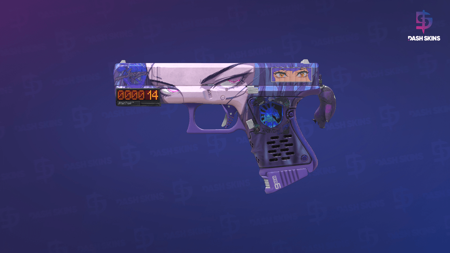 StatTrak™ Glock-18 | Shinobu (Minimal Wear) Screenshot Playside