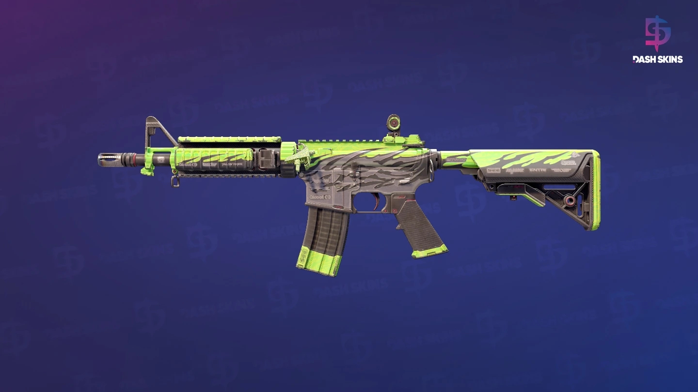 M4A4 | Full Throttle (Well-Worn) Screenshot Playside
