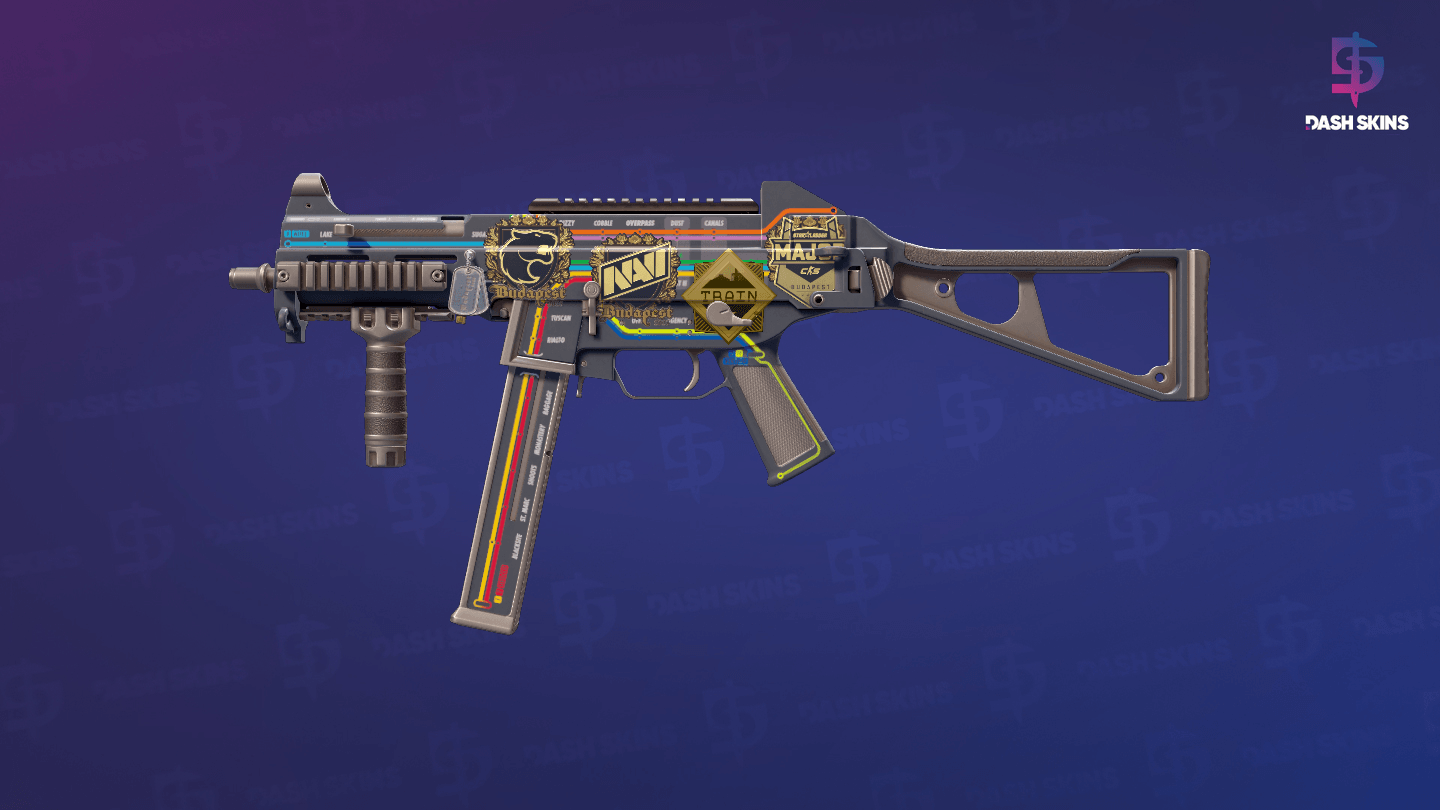 Souvenir UMP-45 | Late Night Transit (Minimal Wear) Screenshot Playside