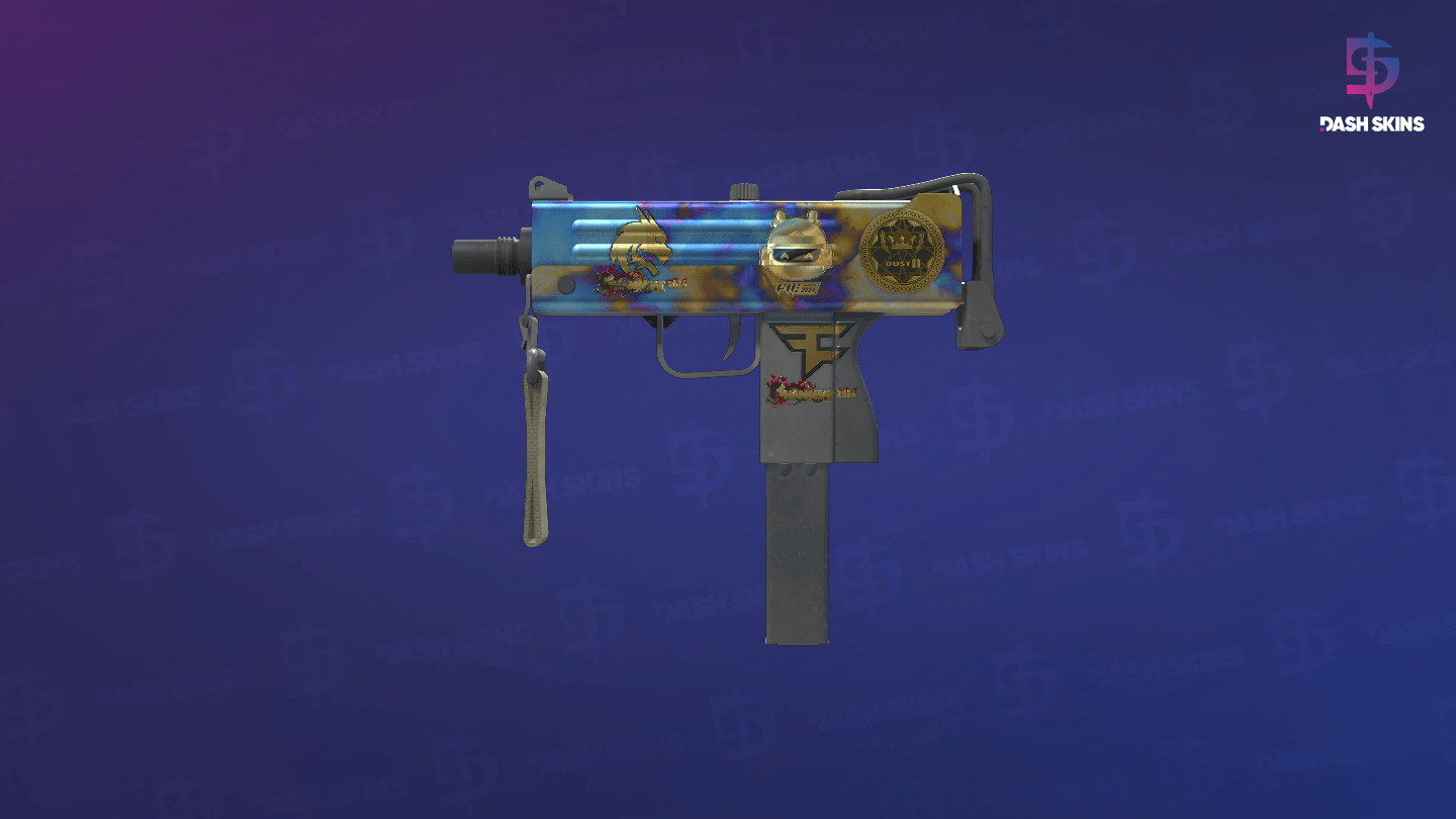 Souvenir MAC-10 | Case Hardened (Minimal Wear) Screenshot Playside