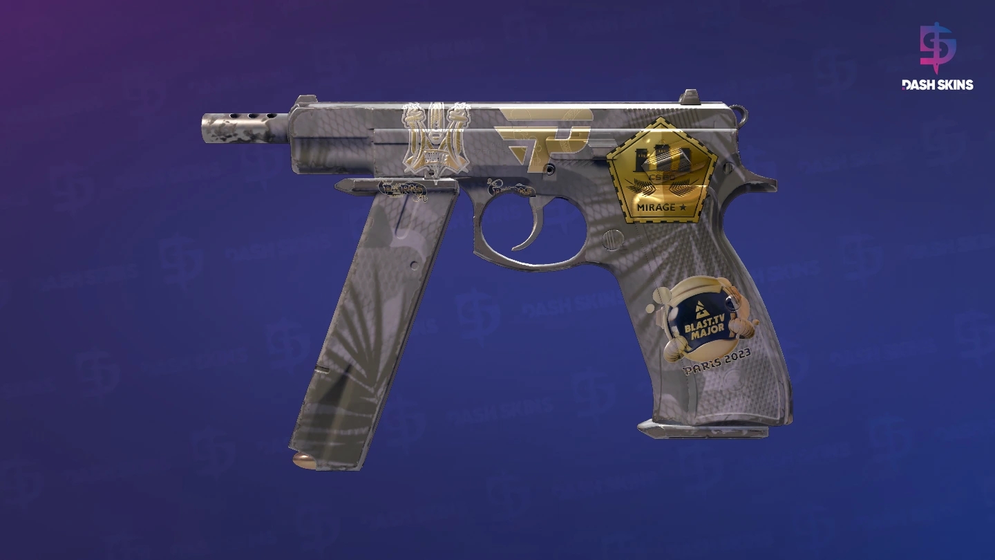 Souvenir CZ75-Auto | Midnight Palm (Minimal Wear) Screenshot Playside