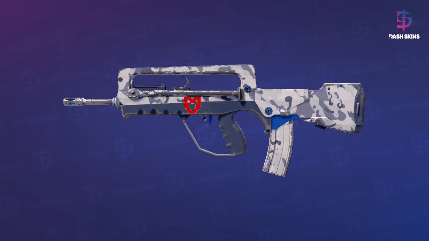 FAMAS | Yeti Camo (Field-Tested) Screenshot Playside