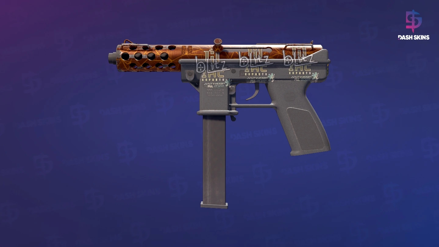 Tec-9 | Red Quartz (Minimal Wear) Screenshot Playside