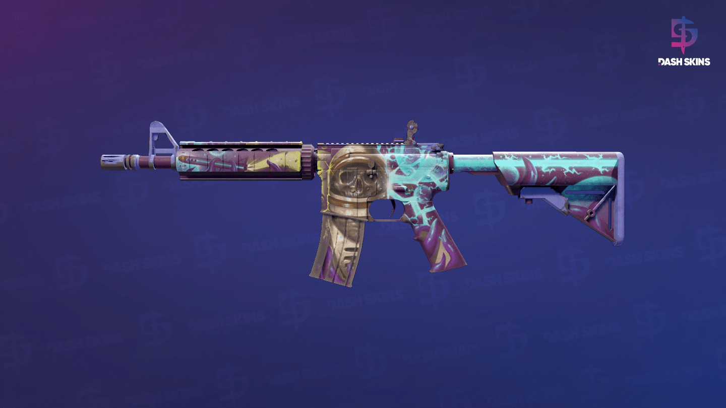 M4A4 | Desolate Space (Battle-Scarred) Screenshot Playside