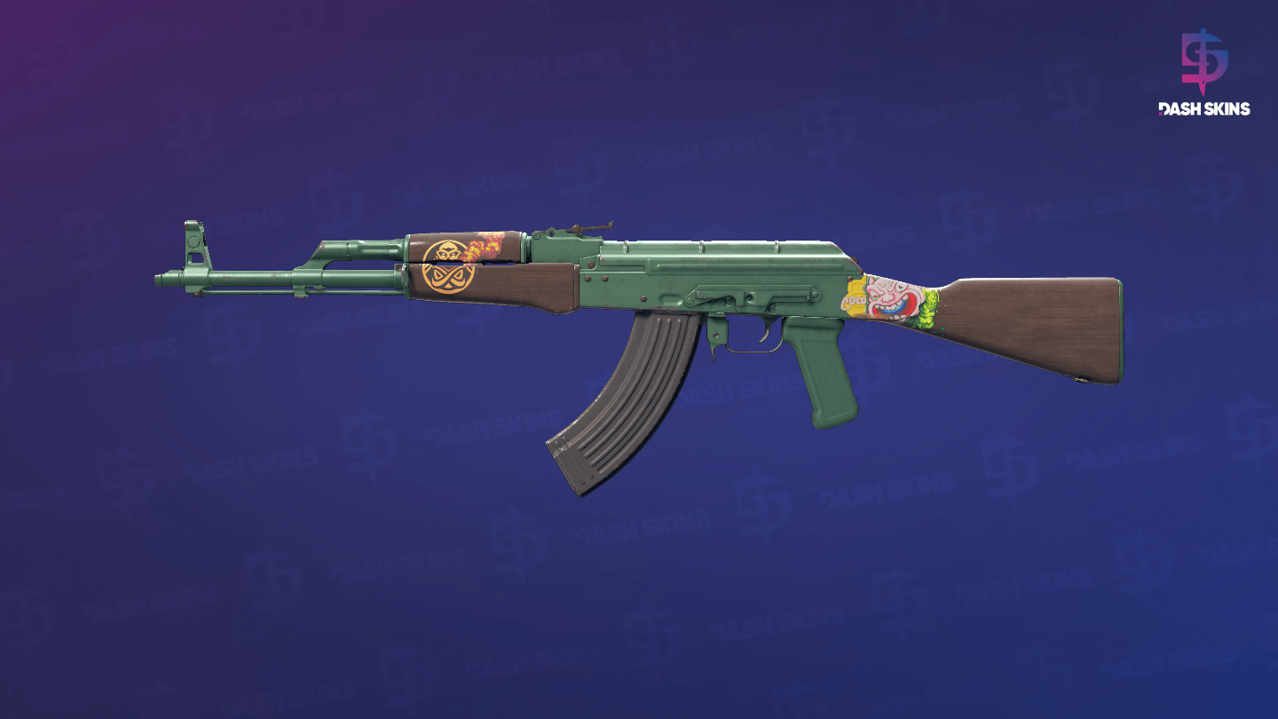 AK-47 | Wintergreen (Field-Tested) Screenshot Playside