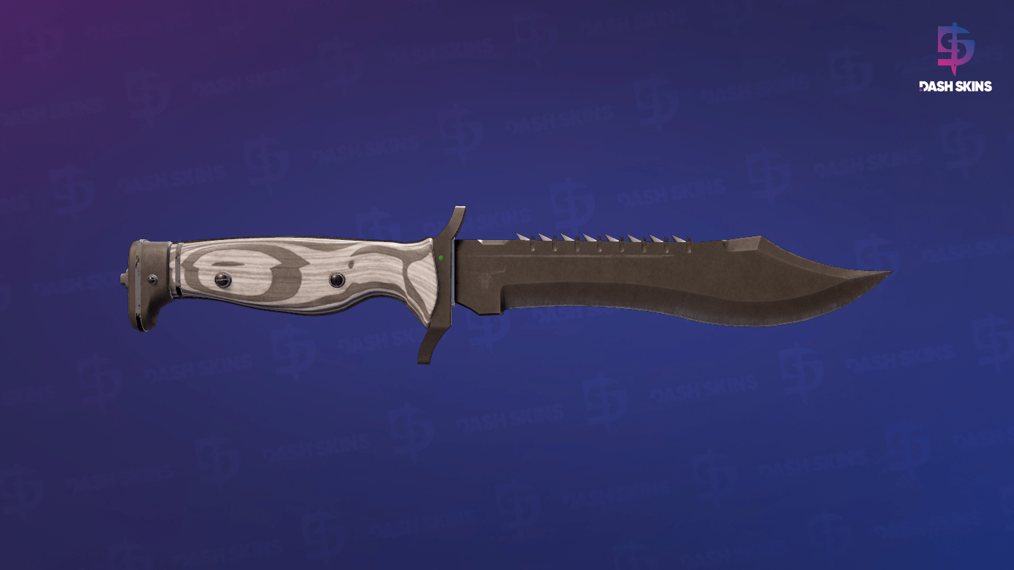 ★ Bowie Knife | Black Laminate (Well-Worn) Screenshot Playside