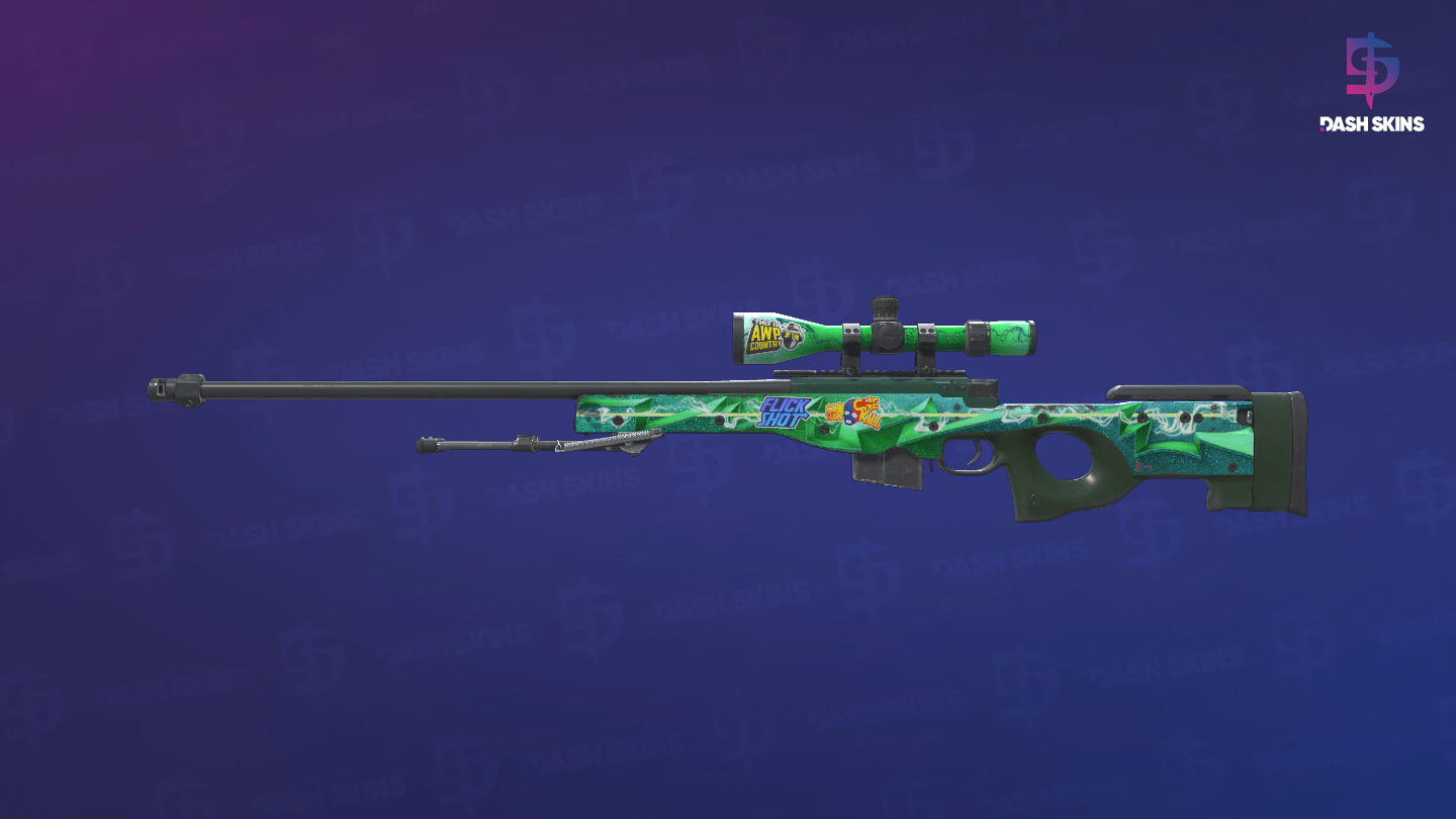 AWP | Green Energy (Field-Tested) Screenshot Playside