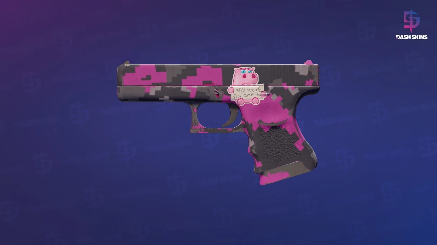 Souvenir Glock-18 | Pink DDPAT (Field-Tested) Screenshot Playside