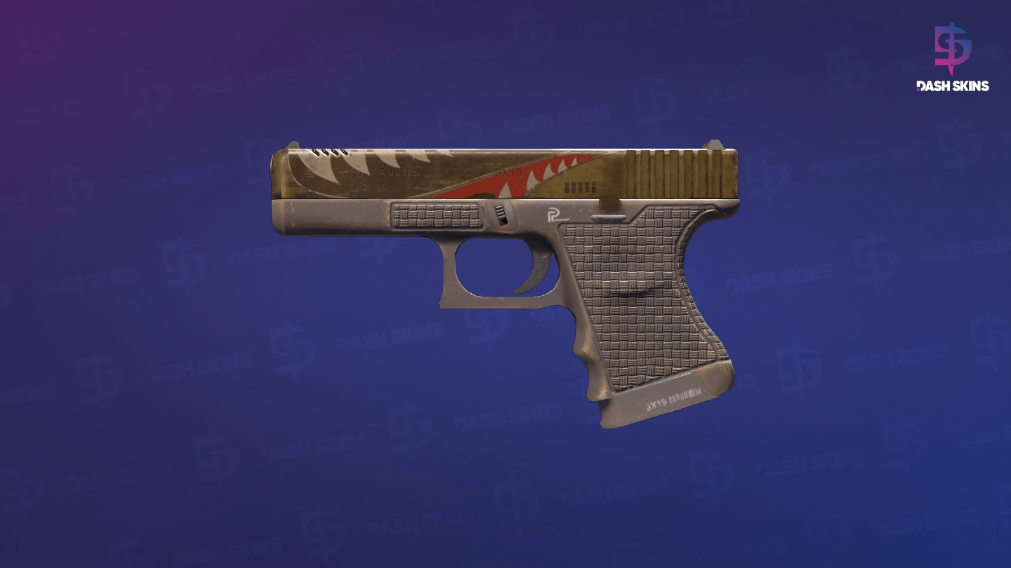 Glock-18 | Warhawk (Well-Worn) Screenshot Playside