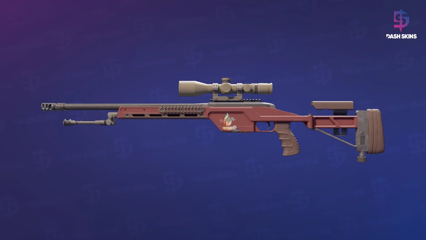 SSG 08 | Red Stone (Minimal Wear) Screenshot Playside