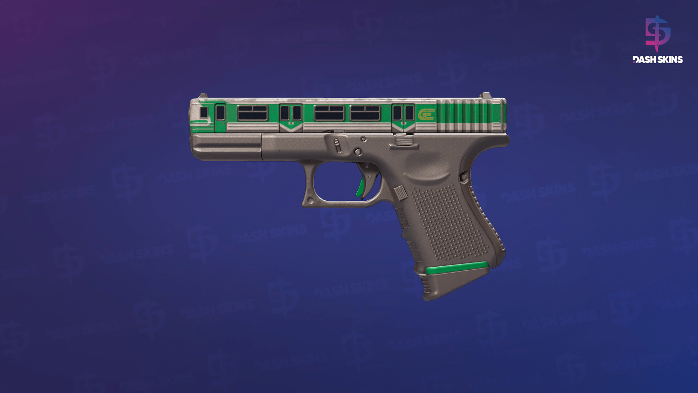 Glock-18 | Green Line (Minimal Wear) Screenshot Playside