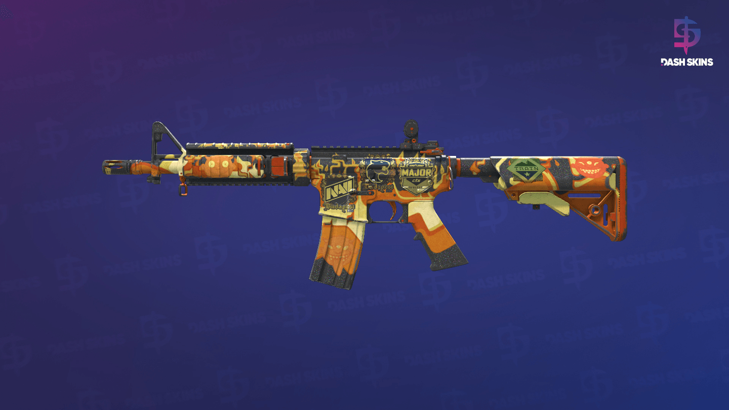 Souvenir M4A4 | Hellish (Well-Worn) Screenshot Playside