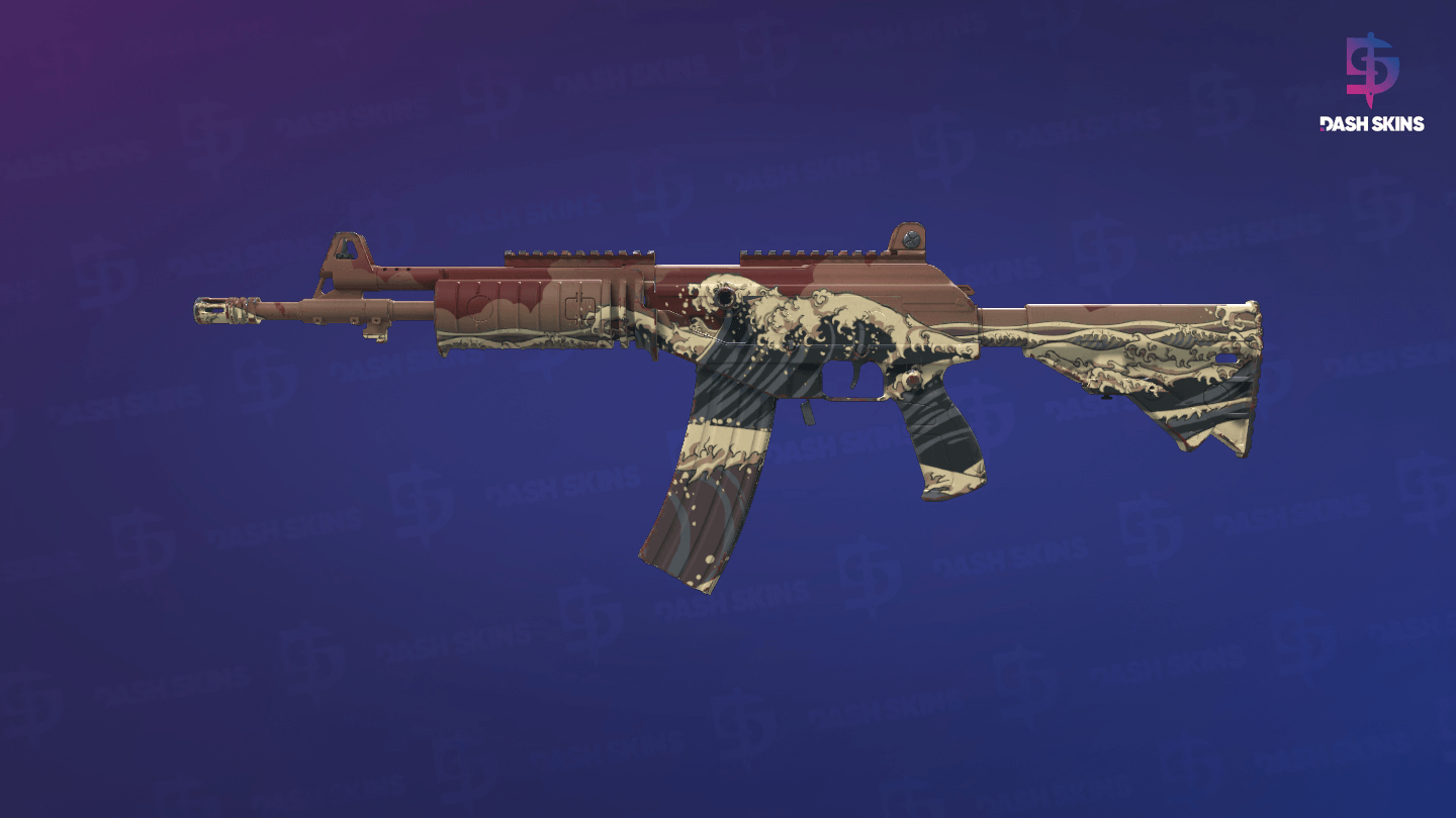 Galil AR | Crimson Tsunami (Minimal Wear) Screenshot Playside