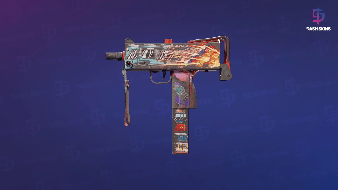 MAC-10 | Derailment (Battle-Scarred) Screenshot Playside