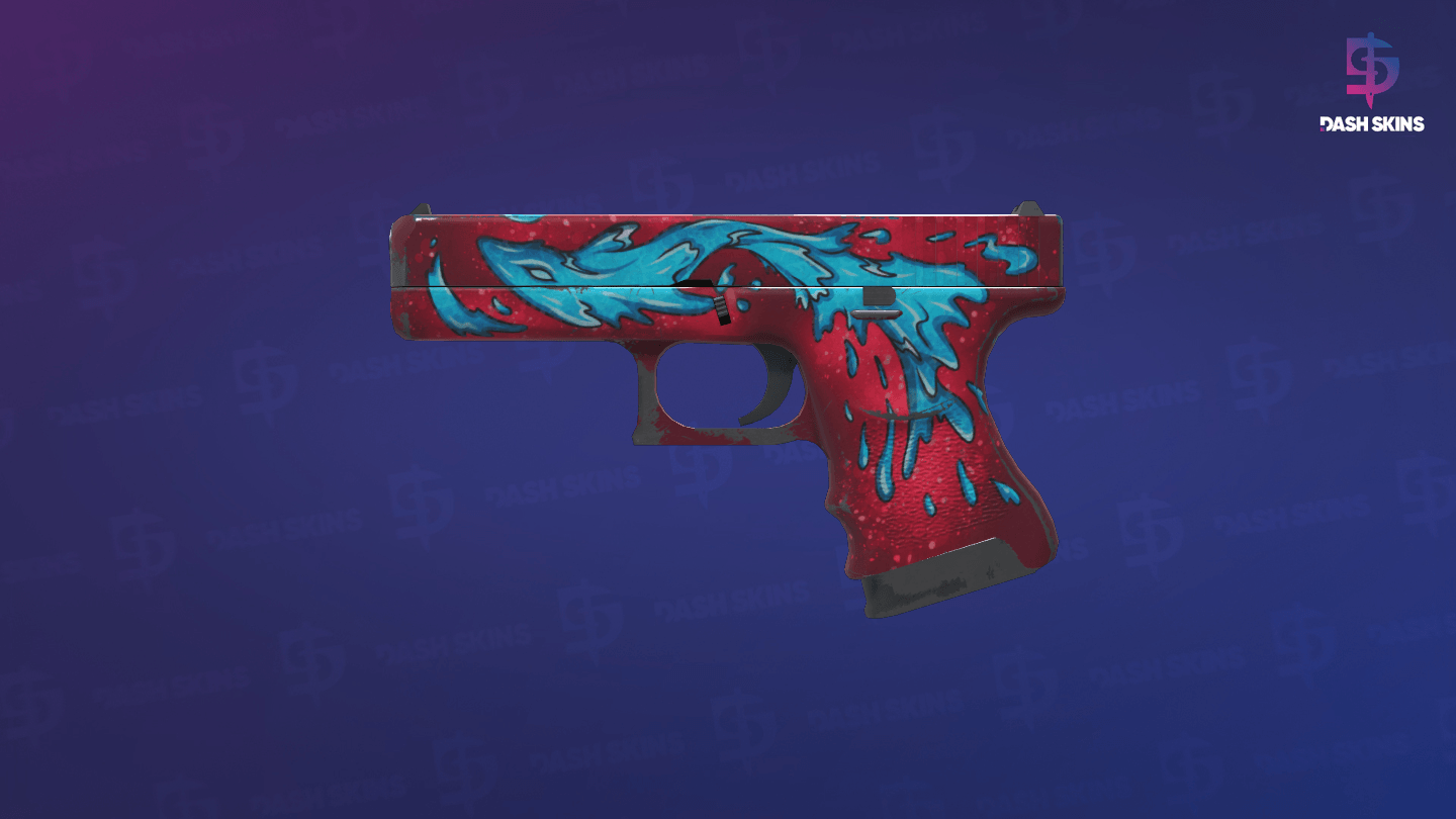 Glock-18 | Water Elemental (Field-Tested) Screenshot Playside
