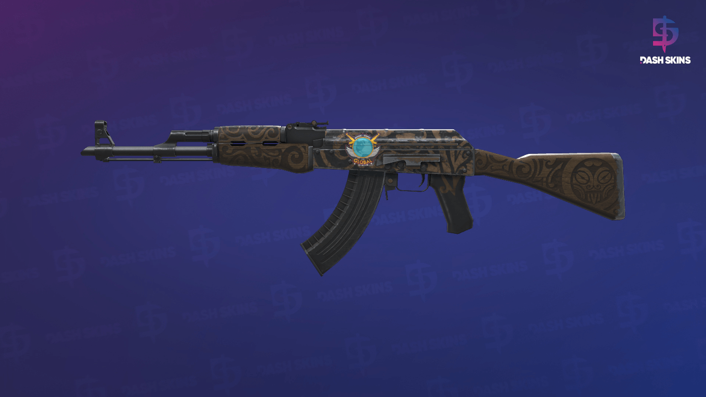 AK-47 | Uncharted (Battle-Scarred) Screenshot Playside