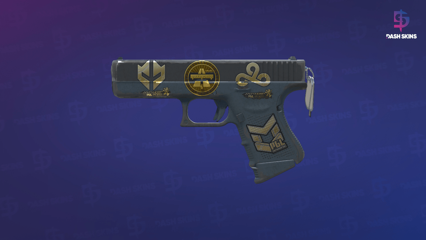 Souvenir Glock-18 | Night (Battle-Scarred) Screenshot Playside