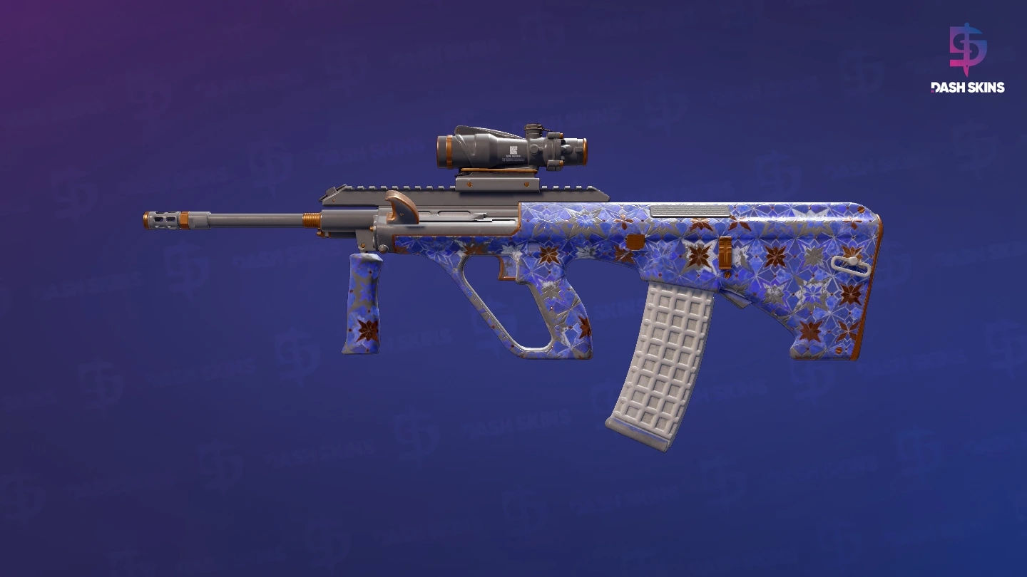 AUG | Lapis Lazuli (Battle-Scarred) Screenshot Playside