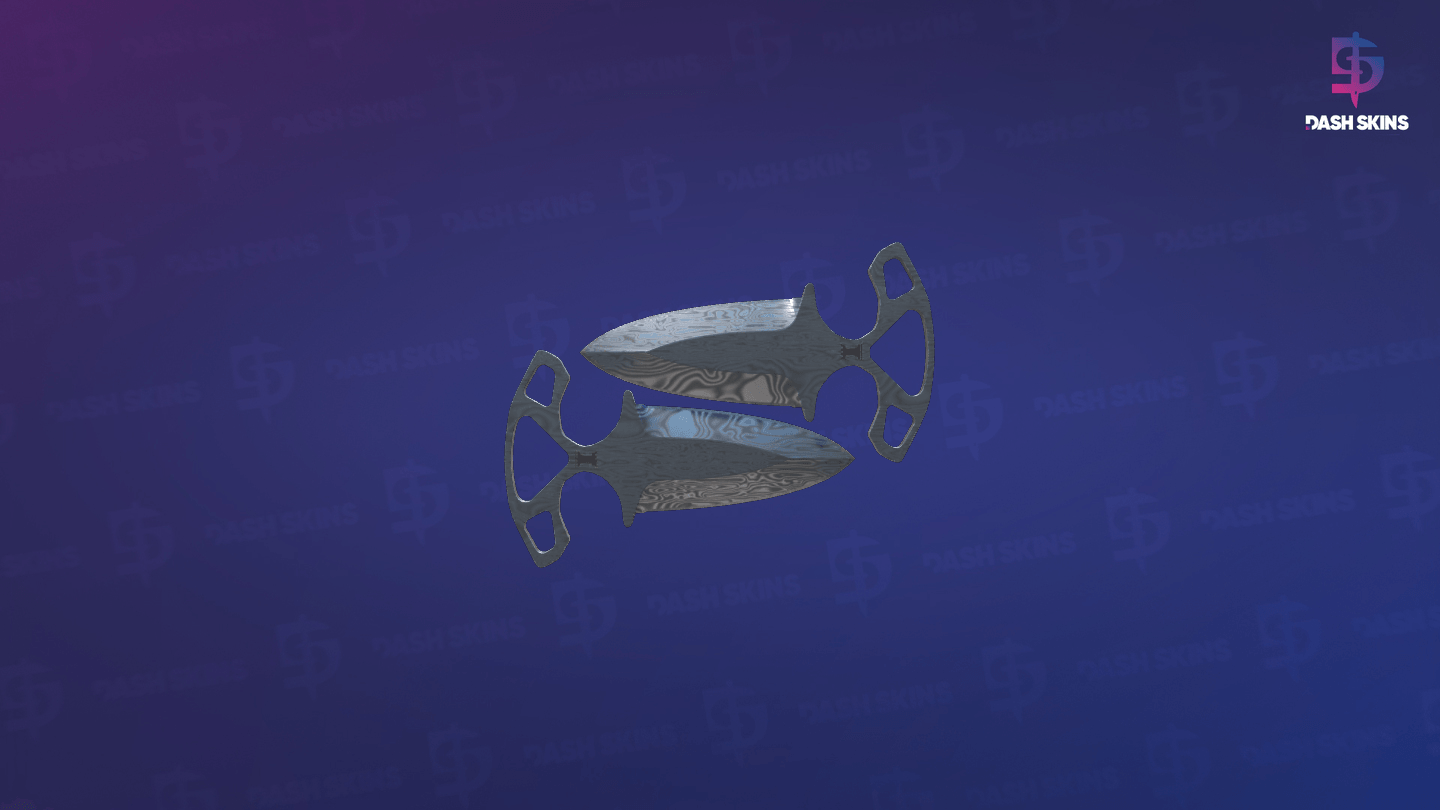 ★ Shadow Daggers | Damascus Steel (Field-Tested) Screenshot Playside