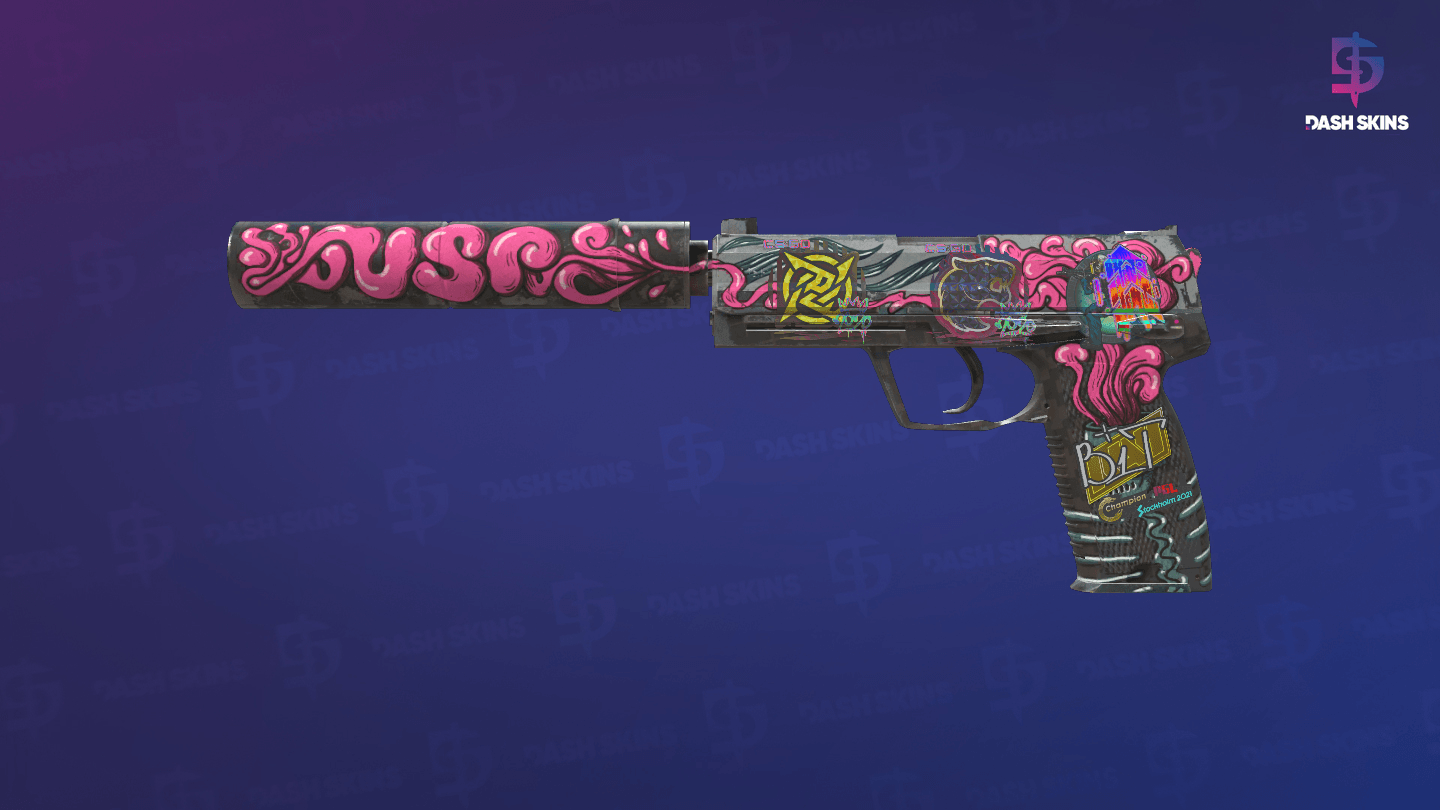 USP-S | Cortex (Well-Worn) Screenshot Playside