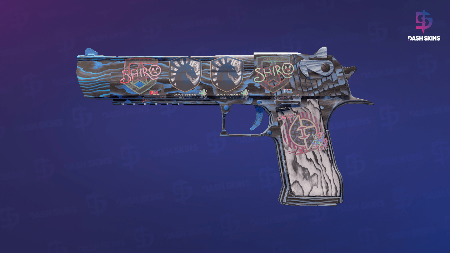 Desert Eagle | Blue Ply (Minimal Wear) Screenshot Playside
