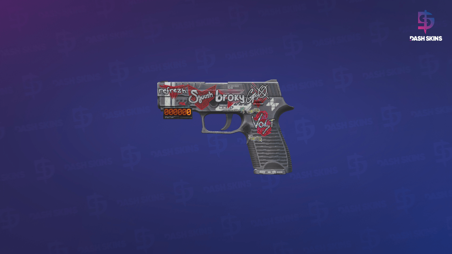 StatTrak™ P250 | Re.built (Minimal Wear) Screenshot Playside