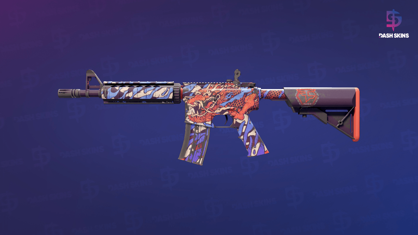 M4A4 | 龍王 (Dragon King) (Field-Tested) Screenshot Playside