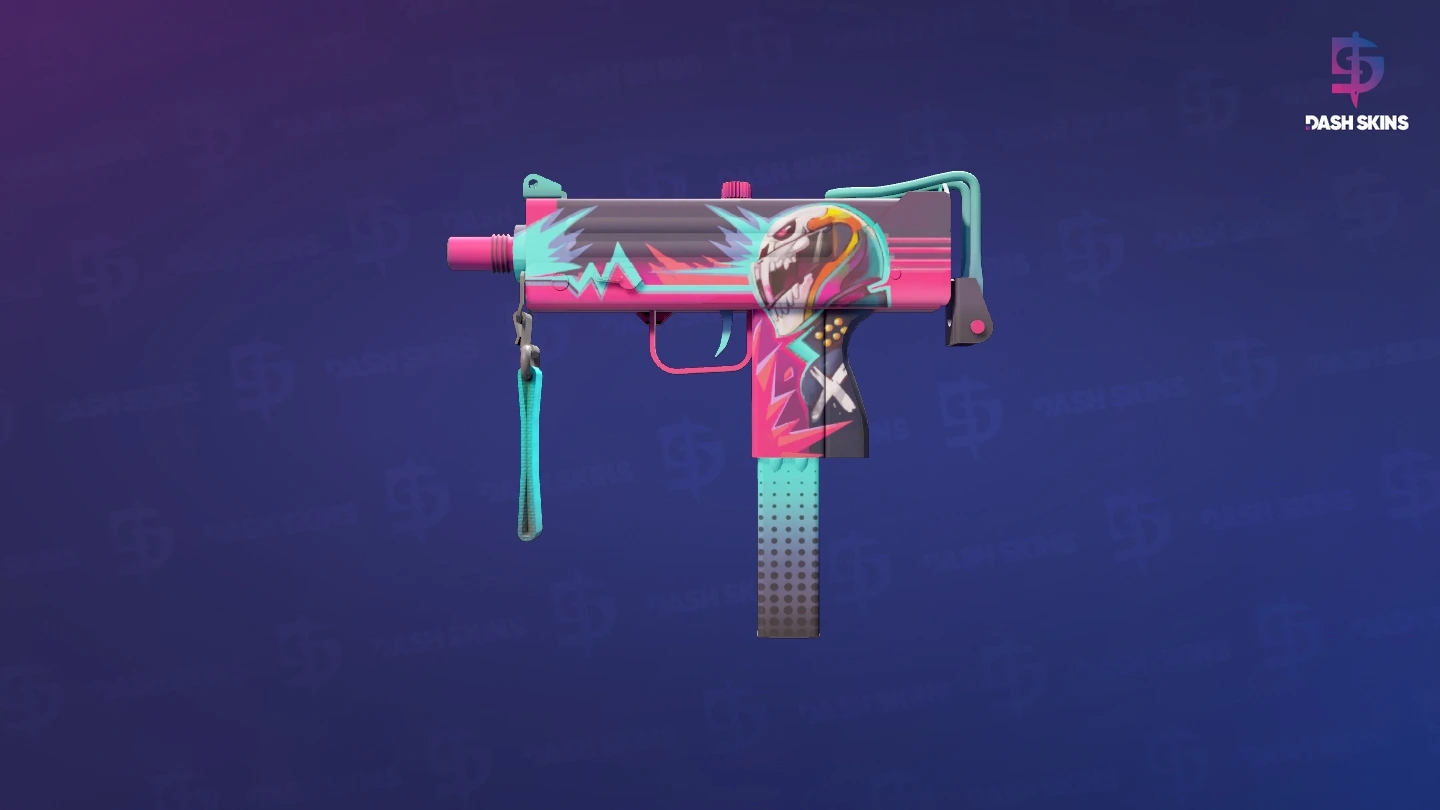 MAC-10 | Neon Rider (Factory New) Screenshot Playside