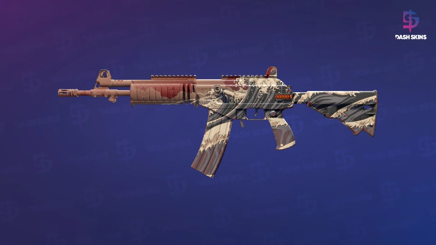 StatTrak™ Galil AR | Crimson Tsunami (Minimal Wear) Screenshot Playside