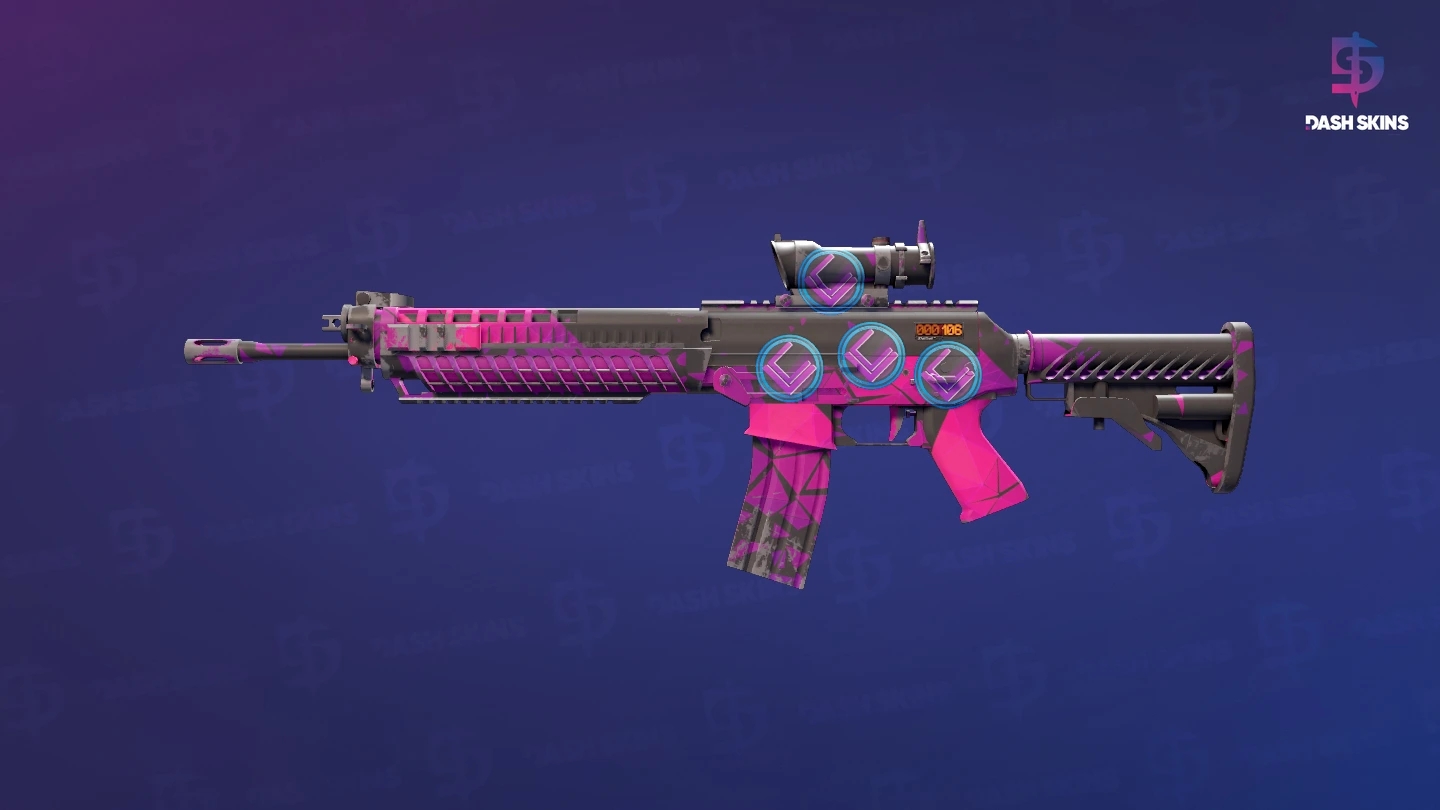 StatTrak™ SG 553 | Pulse (Field-Tested) Screenshot Playside