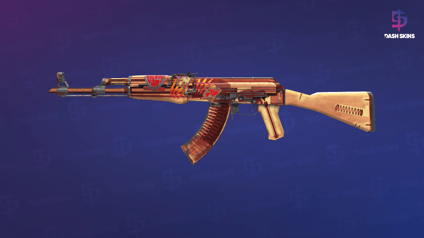 AK-47 | X-Ray (Well-Worn) Screenshot Playside