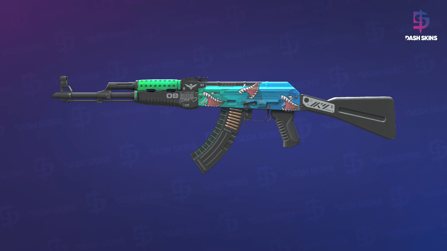 AK-47 | Ice Coaled (Minimal Wear) Screenshot Playside