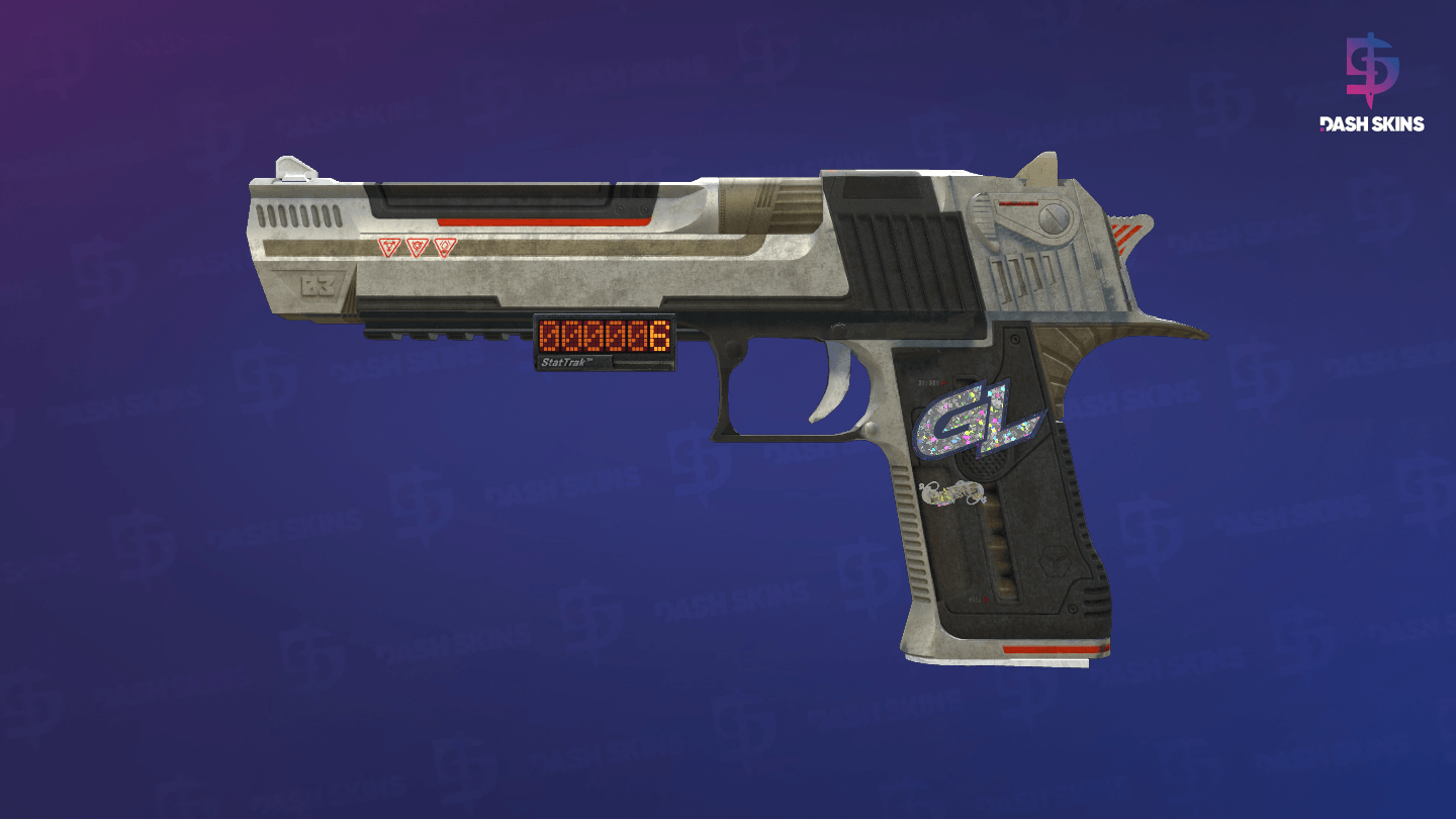 StatTrak™ Desert Eagle | Mecha Industries (Battle-Scarred) Screenshot Playside
