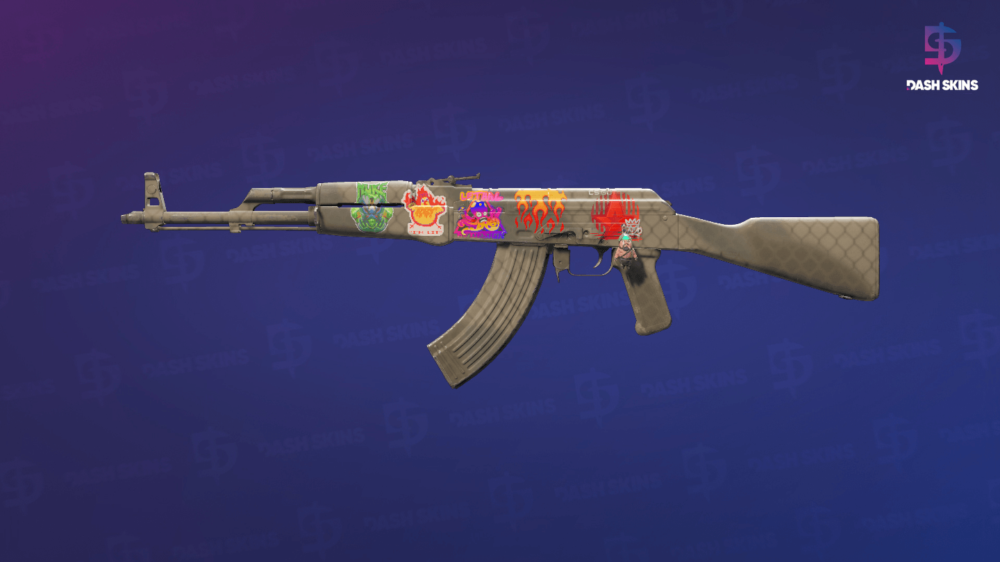 AK-47 | Safari Mesh (Minimal Wear) Screenshot Playside