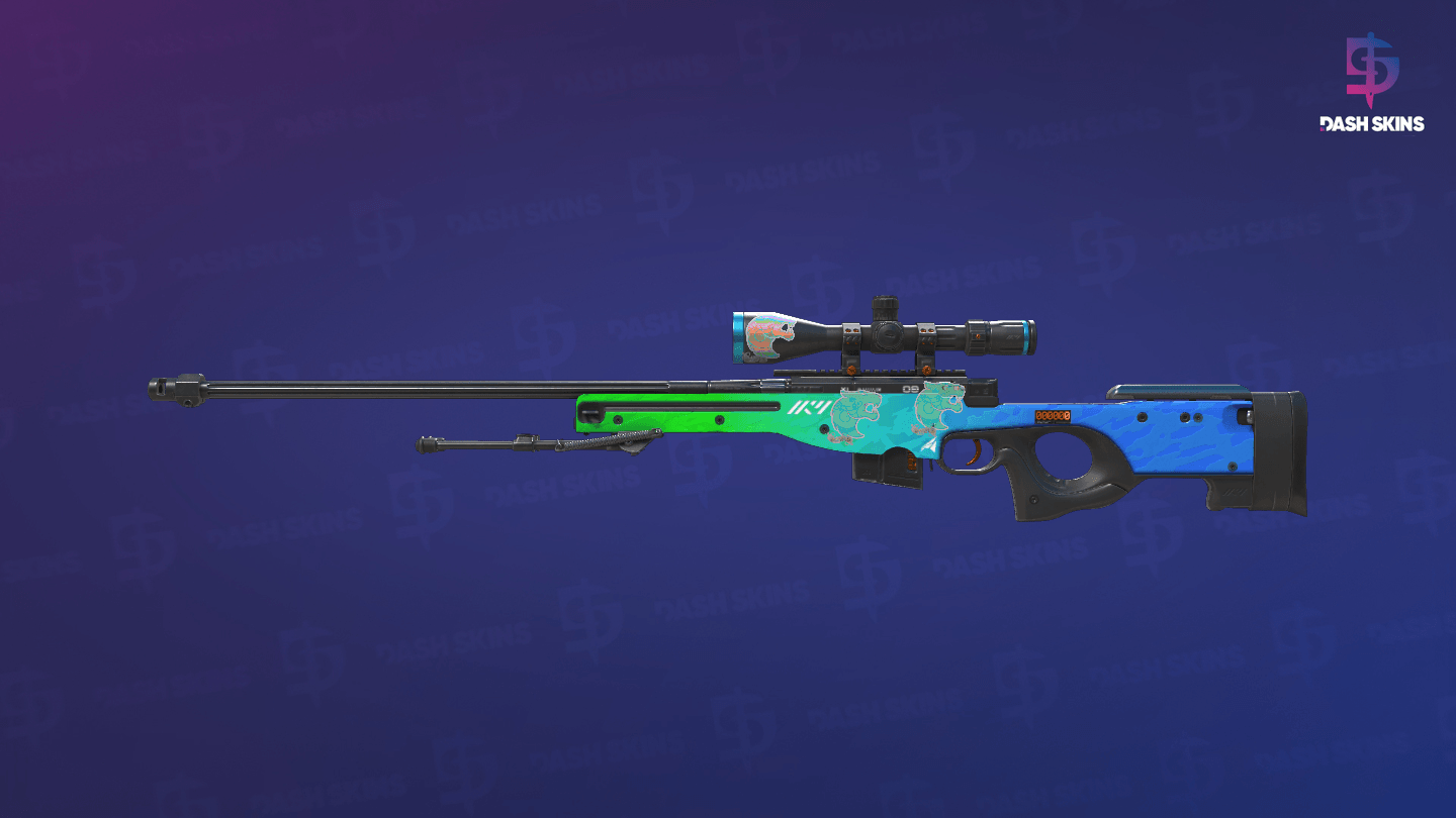 StatTrak™ AWP | Ice Coaled (Minimal Wear) Screenshot Playside